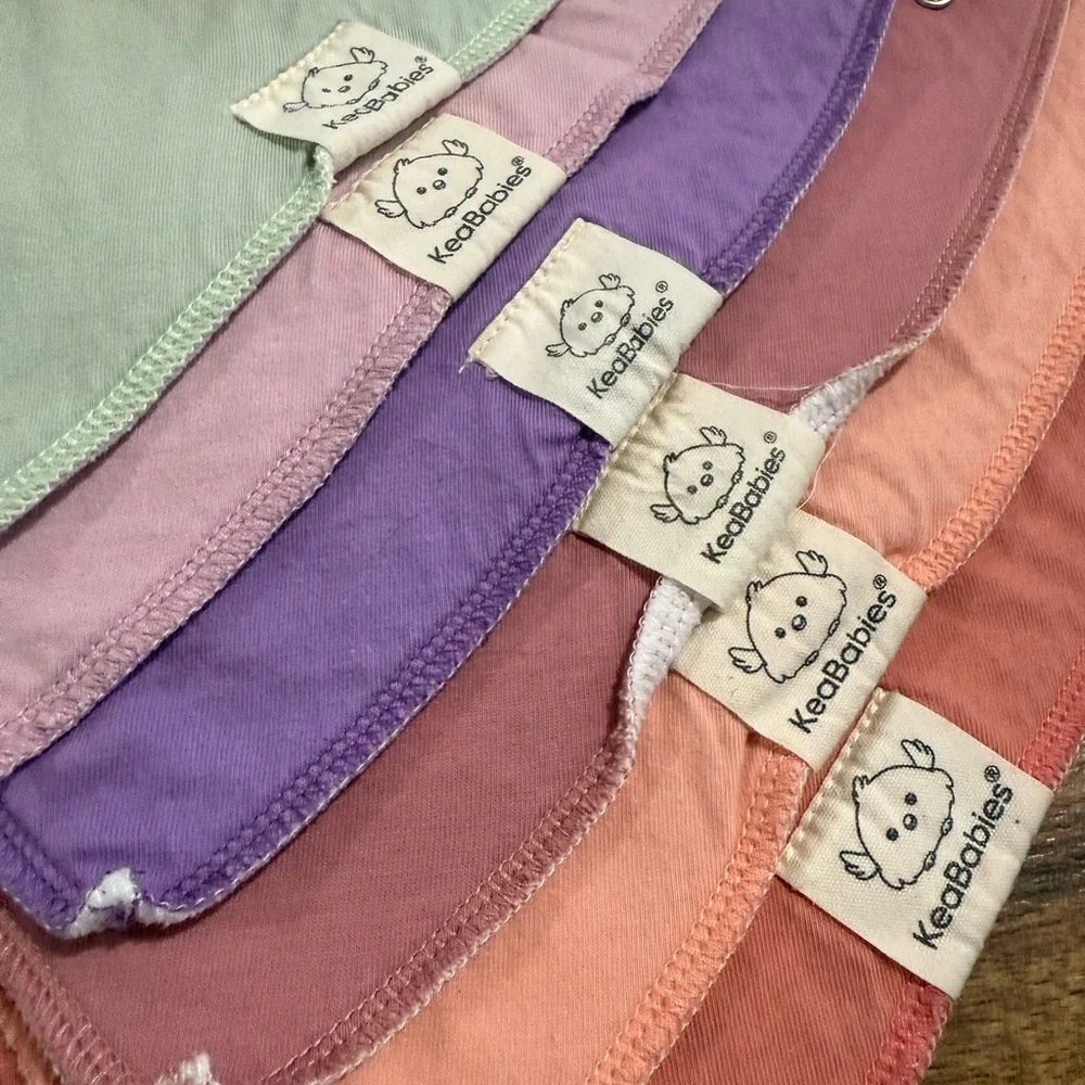 Keababies Colorful Kids Bandana Bib Set